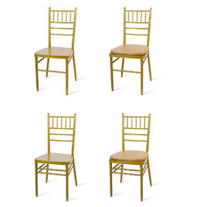 Cojines de sillas Chiavari de bambú dorado de alta calidad, hermosos de moda para hoteles, bodas, comedor, uso al aire libre, fábrica directa - Product Image 5