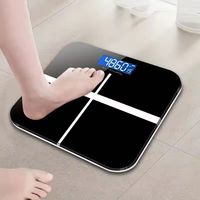 Balance de salle de bain numérique d'usine, pèse-personne électronique domestique, balance de santé personnelle 180 kg avec écran LCD