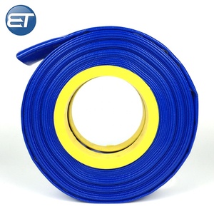 ยืดหยุ่นสีฟ้า PVC Layflat ปั๊มน้ําชลประทานท่อระบายน้ํา 2 นิ้ว 4 บาร์ 58 psi 100 m - Product Image 2