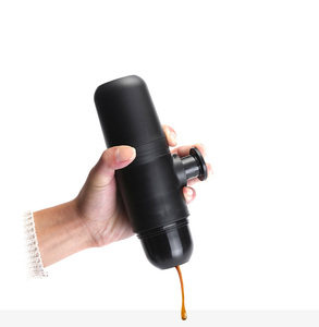 <span class=keywords><strong>Cafetera</strong></span> Portátil <span class=keywords><strong>Manual</strong></span> de Cápsulas, Mini Máquina de <span class=keywords><strong>Espresso</strong></span> para Auto y Uso en Exteriores, Acero Inoxidable - Product Image 5
