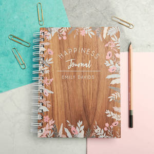 LABON-cuaderno personalizado <span class=keywords><strong>de</strong></span> bambú, tamaño A5, cubierta <span class=keywords><strong>de</strong></span> madera en blanco, espiral - Product Image 2