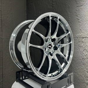 Jantes forgées concaves Roc Black Chrome 18 19 pouces Emotion CR <span class=keywords><strong>Kiwami</strong></span> 5x120 5x114.3 pour Subaru WRX Nissan 350Z BMW M3 E92 - Product Image 4
