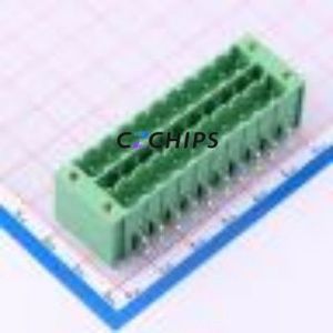 JL2EDGKRHM-50810G01 Plug-in Terminal Block Bent Lead Through Hole,P=5.08mm Board-to-Board / Socket - Closed Screw Fixing 2x10P - Product Image 1