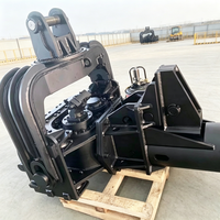 Machine de piquage hydraulique à haute efficacité avec force vibratoire stable pour travaux de palplanches en acier
