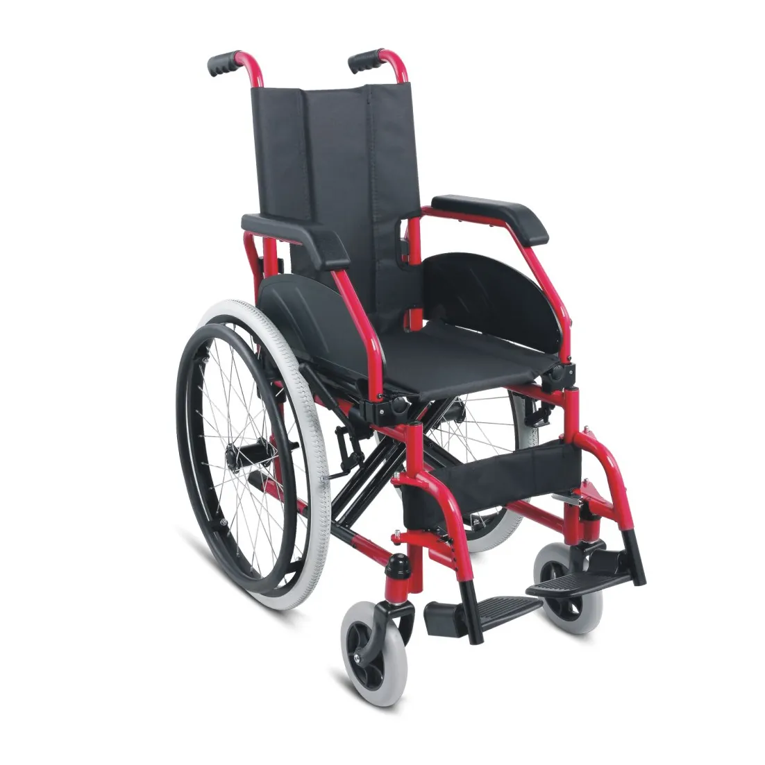 Süper hafif katlanabilir çocuk tekerlekli sandalye pediatrik tekerlekli sandalye engelliler için çocuklar