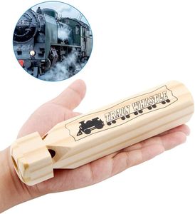 ของเล่นไม้แบบซ้อนได้ รถไฟไอน้ำจำลองเสียงจริง 4 เสียง พร้อมนกหวีด ขนาดใหญ่ 19 ซม. - Product Image 5