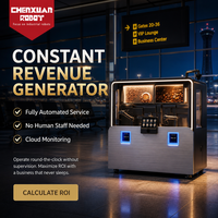 Station de café robotisée collaborative à double bras automatique, kiosque à boissons sans personnel, déploiement flexible