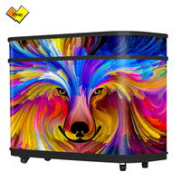 Pantalla LED de Escritorio de Alta Definición, Impermeable IP65, Brillo de 1000cd, HDR 1000:1, Soporte de Pie, 1 Año de Garantía, para Comercios