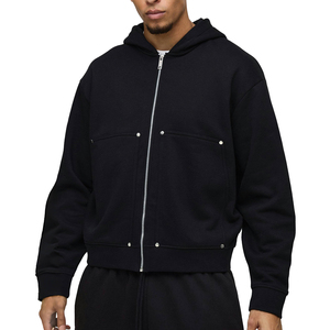 <span class=keywords><strong>Felpe</strong></span> <span class=keywords><strong>con</strong></span> cappuccio cropped streetwear, pullover pesanti, <span class=keywords><strong>con</strong></span> cerniera, personalizzabili, stampa personalizzata, OEM - Product Image 2