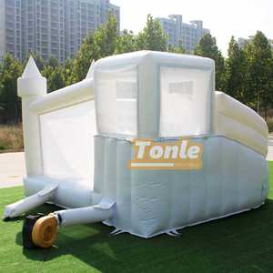 Casa <span class=keywords><strong>de</strong></span> rebote blanca comercial, tobogán <span class=keywords><strong>de</strong></span> <span class=keywords><strong>agua</strong></span> inflable para boda, Castillo <span class=keywords><strong>de</strong></span> salto para fiesta <span class=keywords><strong>de</strong></span> <span class=keywords><strong>alquiler</strong></span> - Product Image 5