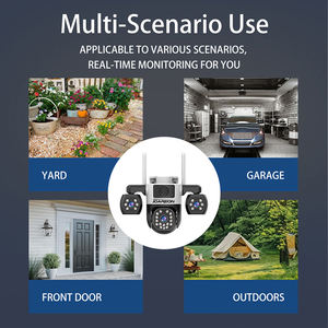 JOAREON V380 Pro 6MP 3レンズ3画面PTZ IPカメラ屋外WiFi双方向音声自動追跡セキュリティカメラ - Product Image 6