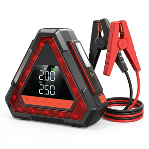 Arrancador <span class=keywords><strong>de</strong></span> Coches Triangular Único con Bomba <span class=keywords><strong>de</strong></span> Aire, Inflador <span class=keywords><strong>de</strong></span> Neumáticos Portátil <span class=keywords><strong>de</strong></span> 12V con <span class=keywords><strong>Se</strong></span>ñal <span class=keywords><strong>de</strong></span> Advertencia <span class=keywords><strong>de</strong></span> Emergencia SOS LED - Product Image 1