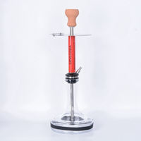 Ensemble de narguilé en acier inoxydable de haute qualité au design élégant, ensemble de narguilé en verre avec ensemble de la même couleur