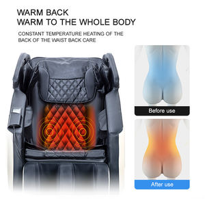 Großhandel Luxus 4D Zero-Gravity Ganzkörper-Massagesessel mit Fingerdruck-Touchscreen, elektrischem Fuß-Spa aus PU-Leder - Product Image 4