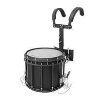 Tambour de parade EVANS haut de gamme avec peau de tambour et harnais de transport pour performance en extérieur