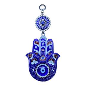 Colgante <span class=keywords><strong>de</strong></span> pared <span class=keywords><strong>de</strong></span> ojo turco <span class=keywords><strong>de</strong></span> Fátima, colgante <span class=keywords><strong>de</strong></span> Metal para decoración del hogar, <span class=keywords><strong>mano</strong></span> <span class=keywords><strong>de</strong></span> Hamsa - Product Image 1