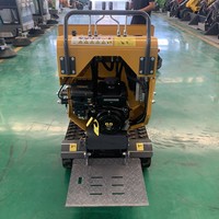 Mini-dumper sur chenilles YH-500, camion benne de 500 kg, machine à déchargement hydraulique autonome pour usage agricole et de jardinage
