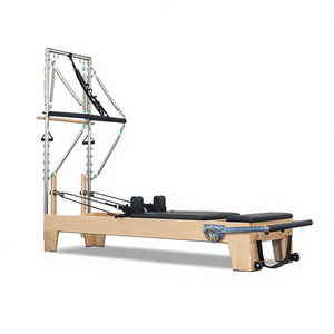 Reformer de Pilates de Madera de Arce Premium con Accesorios Completos y Media <span class=keywords><strong>Torre</strong></span> para Estudios de Pilates Comerciales de Lujo - Product Image 5