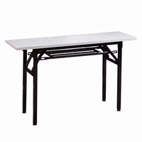 Bureau moderne en métal Table de formation pour étudiants Combinaison double bureau Table de conférence longue et pliable pour tutorat Bureau