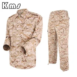 KMS vendita calda professionale personalizzata 65% cotone 35% poliestere US BDU Style Desert Camouflage acu Uniform