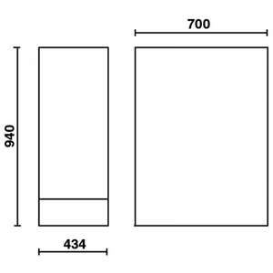BETA - 055000291 Double jambe pour les établis d'équipement d'atelier adjacents-EAN 8014230833118 BANCS DE TRAVAIL ET TABLES - Product Image 3