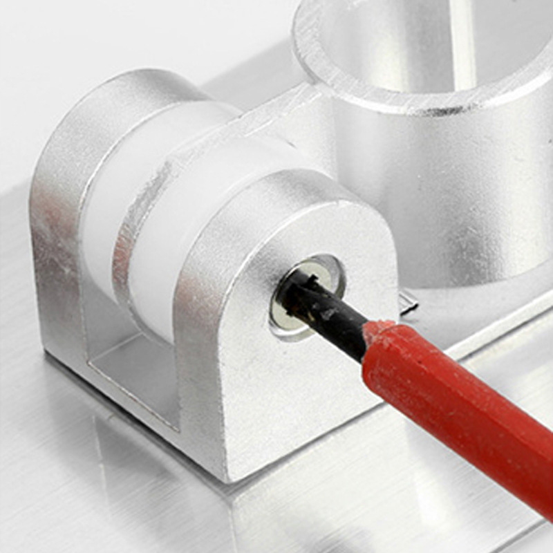 Shower holder aluminum self-adhesive