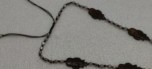 สร้อยคอรูปมงกุฎประดับด้วยหินทำมือและไข่มุกเทียม ดีไซน์ทันสมัยสำหรับผู้หญิง ประดับด้วยหินอาเกต เหมาะสำหรับงานปาร์ตี้ - Product Image 3