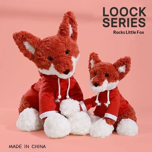 Cuscino Peluche in Poliestere <span class=keywords><strong>Rox</strong></span> the Fox, Giocattolo Imbottito con Imbottitura in Cotone PP, 31cm-50cm, Regalo di Compleanno, Regalo per il Festival Qixi - Product Image 2