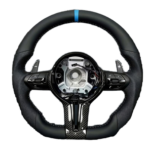 Volant de voiture en cuir véritable personnalisé de luxe pour <span class=keywords><strong>BMW</strong></span> M3 M6 M1 M2 G38 <span class=keywords><strong>CS</strong></span> <span class=keywords><strong>Prix</strong></span> d'usine - Product Image 1