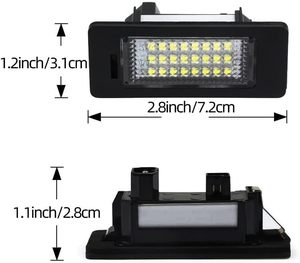 Emark a approuvé l'éclairage de plaque d'immatriculation LED pour BMW E82 E90 E91 E92 E93 E39 E60 E61 assemblage de feu arrière 6000K sans erreur - Product Image 6