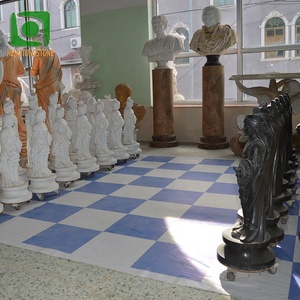 Escultura de <span class=keywords><strong>Ajedrez</strong></span> de piedra occidental decorativa para jardín, <span class=keywords><strong>ajedrez</strong></span> famosos - Product Image 3