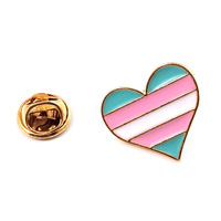 Impression personnalisée 100% polyester LGBTQ Transgender Symbol Pride Flag avec deux œillets