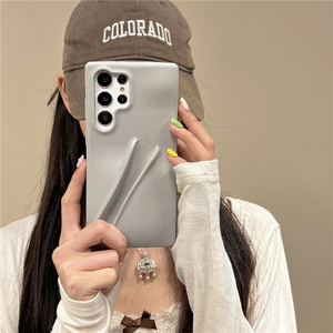 Nueva funda de brillo de labios para Samsung S24, funda de teléfono con soporte de bálsamo labial de silicona para Samsung Galaxy S24 S23 <span class=keywords><strong>Ultra</strong></span> A14 A15 - Product Image 3