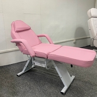Muebles de Salón Comerciales al por Mayor, Camilla de Masaje de Aluminio, Cama Cosmética Facial, Silla de Belleza de PU de Lujo para Pestañas, en Oferta