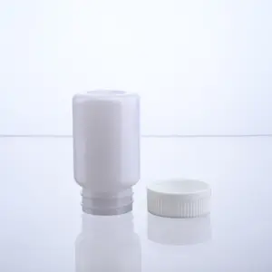 Garrafa plástica para vitaminas, garrafa de plástico para farmácia com tampa de anel de tração, 50ml-150ml