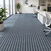 Hotel Carpets and Rugs Machine Made Polyester Modern Washable Custom Ribbed Carpet Roll for Home Events Runner Rugs
