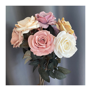 Chất Lượng Cao Đa-Màu Sắc Duy Nhất Ngàn Hai Lớp Tăng Nhân Tạo Hoa Hồng Số Lượng Lớn Cho Trang Trí Đám Cưới Nhà - Product Image 2