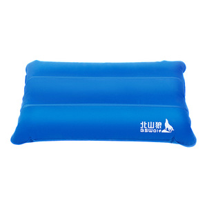 Beishanlang Inflatable Pillow 28x24x10cm Portable Neck Support Travel Camping Blue - Product Image 1