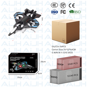 Aereo RC AiJH per Bambini Principianti - Telecomando a 4 Canali, Rotazioni a 360°, Luci LED, Volo Automatico, per Interni/Esterni - Product Image 5