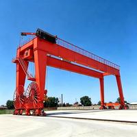Grue portique sur rail à double poutre de type RMG de 50T à usage exclusif pour ports et quais, pour applications de manutention de conteneurs en entrepôt