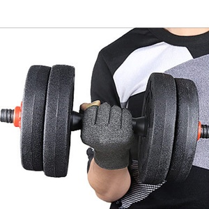 Sarung tangan kompresi Arthritis tembaga rami abu-abu sarung tangan Anti radang sendi sarung tangan pereda nyeri tangan bengkak dan terowongan karpal tanpa jari - Product Image 6