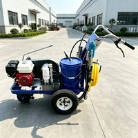 Équipement de marquage routier par extrusion avec une capacité de 6L pour les entrepreneurs commerciaux