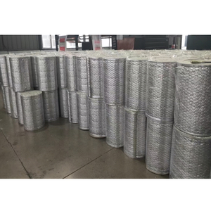 Rouleaux <span class=keywords><strong>de</strong></span> <span class=keywords><strong>laine</strong></span> minérale écologiques et ignifuges ASTM, isolation thermique, 80 kg/m3, 50 mm, 100 mm, pour toiture, plafond, mur, avec revêtement en aluminium - Product Image 1