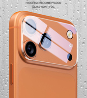Protection d'écran en verre trempé HD 9H transparente pour objectif d'appareil photo iPhone 17 Air, protection anti-chute pour iPhone 17 Pro Max