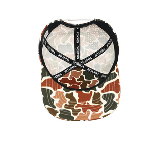 Tcap China 6 Panels <b>Camo</b> Print Hat Custom Rubber Logo Waterproof Running <b>Cap</b> - Product Image 2