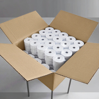 Rollo de Papel Térmico de Alta Calidad al por Mayor 57X40.80x80 para Máquinas POS y Cajas Registradoras, Capa Única