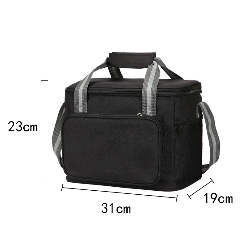 Sac isotherme à poche avant 15l-noir