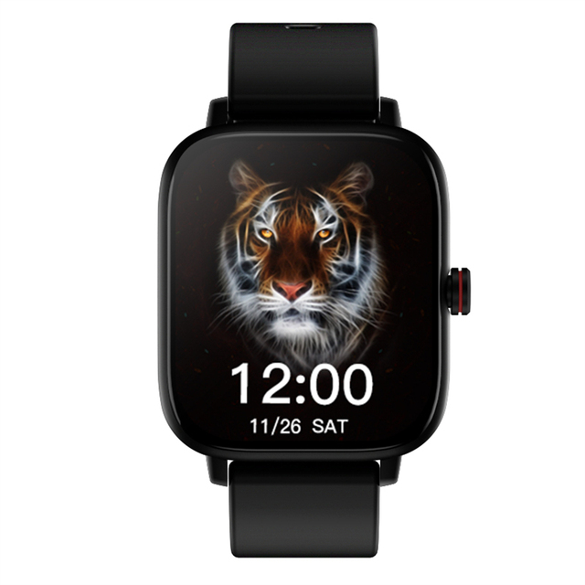 Fashion metal case and rubber band touch screen wooden unisex casual sport smart watches