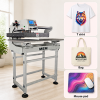 Presse à chaud pneumatique semi-automatique TQ-4050 MEM homologuée CE pour l'impression de t-shirts (vente en gros)
