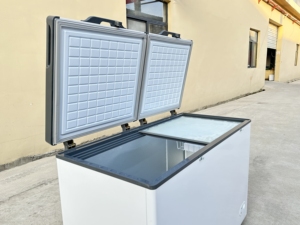 Congelador Horizontal Solar de Acero Inoxidable de 358L, 12/24V, Precio de Fábrica de Antigua y <span class=keywords><strong>Barbuda</strong></span>, para Uso Comercial y en Supermercados - Product Image 2